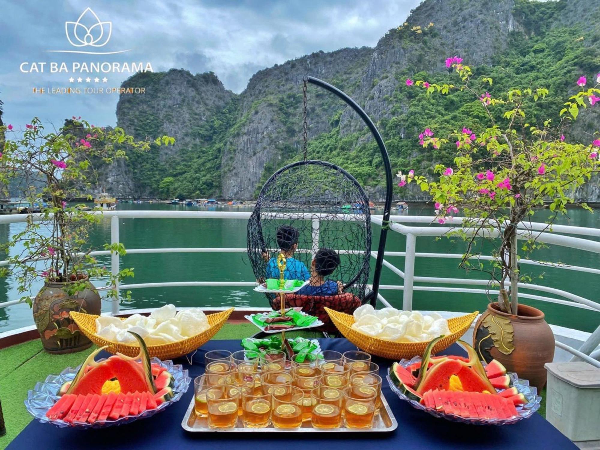 Green Mountain Cat Ba Hotel Dong Khe Sau ภายนอก รูปภาพ