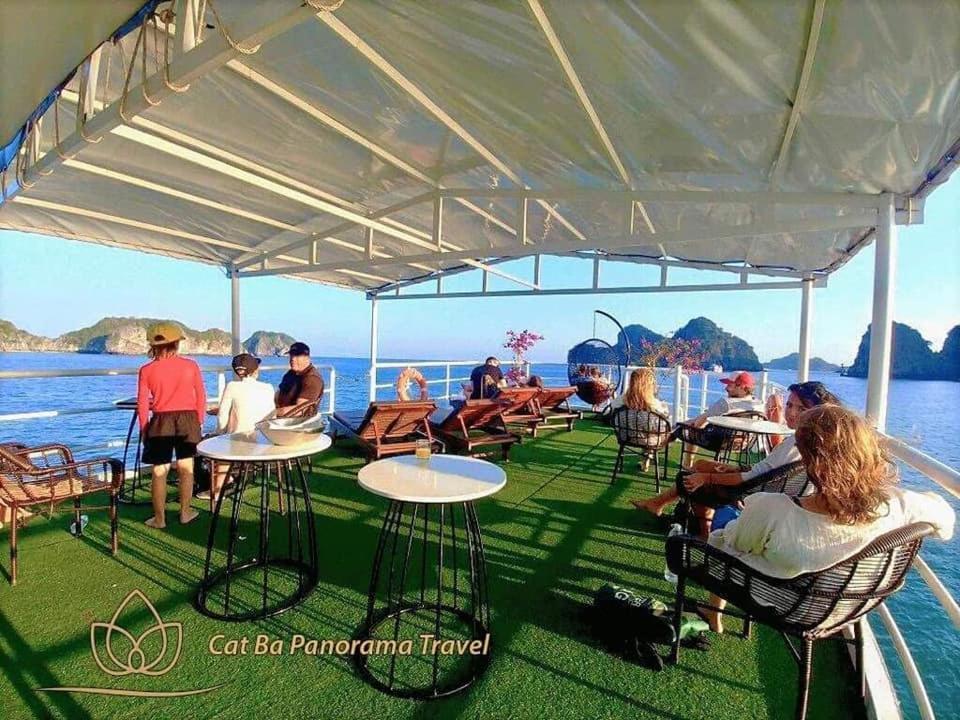 Green Mountain Cat Ba Hotel Dong Khe Sau ภายนอก รูปภาพ